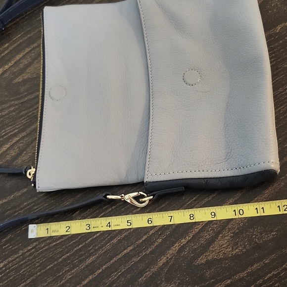 KATE SPADE NEW YORK Color Block Block Gray Tan Classic Crossbody - Picture 4 of 14